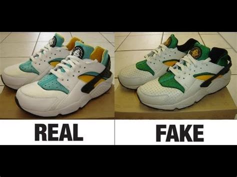 real vs fake nike huarache|nike huaraches running shoes.